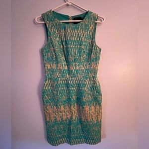 Just…Taylor, size 2, teal and tan